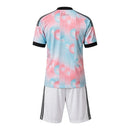 Kit Infantil Seleção Bélgica II 26/27 - Adidas - Azul e rosa