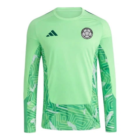 Camisa Seleção Colômbia Goleiro II 26/27 manga longa - Torcedor Adidas Masculina - Verde