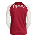 Camisa Seleção Espanha Pré-jogo II 26/27 manga longa - Torcedor Adidas Masculina - Vermelha e branca