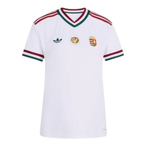 Camisa Seleção Hungria II 26/27 - Torcedor Adidas Feminina - Branca