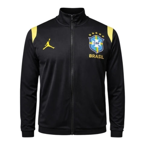 Jaqueta Corta-Vento Seleção Brasileira Treino 26/27 - Masculina Jordan - Preta