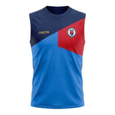 Camisa Regata Seleção Haiti Treino 26/27 - Torcedor Saeta Masculina - Azul e vermelha