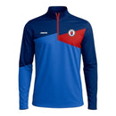 Jaqueta Corta-Vento Seleção Haiti Treino 26/27 - Masculina Adidas - Azul e vermelha