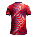 Camisa Seleção Noruega Pré-jogo 26/27 - Torcedor Nike Masculina - Azul e vermelha