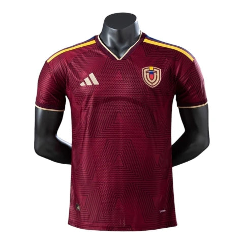 Camisa Seleção Venezuela I 26/27 - Jogador Adidas Masculina - Bordô