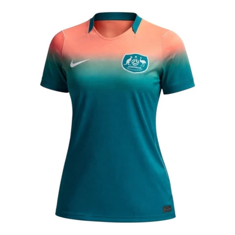 Camisa Seleção Austrália II 26/27 - Torcedor Nike Feminina - Verde e rosa
