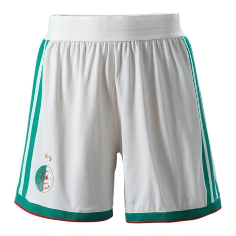 Short Seleção Argélia I 26/27 - Adidas - Branco e verde