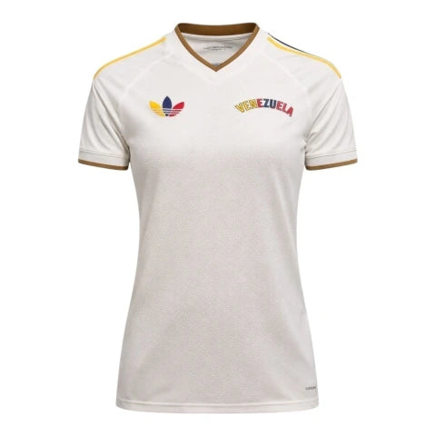 Camisa Seleção Venezuela II 26/27 - Torcedor Adidas Feminina - Bege