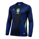 Camisa Seleção Brasileira II 26/27 manga longa - Torcedor Jordan Masculina - Azul