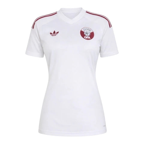 Camisa Seleção Catar II 26/27 - Torcedor Adidas Feminina - Branca