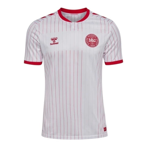 Camisa Seleção Dinamarca II 26/27 - Torcedor Hummel Masculina - Branca e vermelha