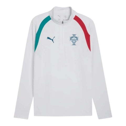 Camisa Seleção Portugal Treino III 26/27 manga longa - Torcedor Puma Masculina - Branca