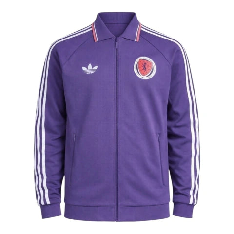 Jaqueta Corta-Vento Seleção Escócia Hino II 26/27 - Masculina Adidas - Roxa