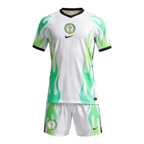 Kit Infantil Seleção Nigéria II 26/27- Nike - Branco e verde