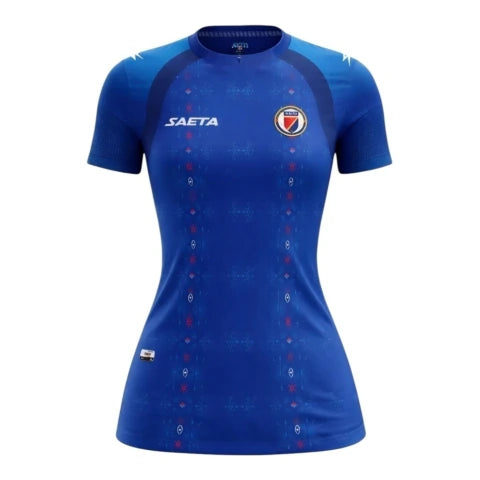 Camisa Seleção Haiti I 25/26 - Torcedor Saeta Feminina - Azul
