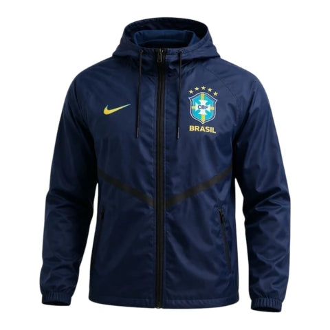 Jaqueta Corta-Vento Seleção Brasileira 26/27 - Masculina Nike - Azul