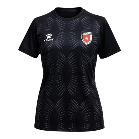 Camisa Seleção Jordânia III 26/27 - Torcedor Kelme Feminina - Preta