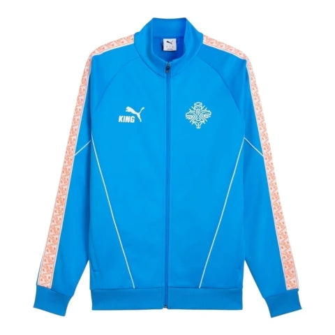 Jaqueta Corta-Vento Seleção Islandia Hino 26/27 - Masculina Adidas - Azul