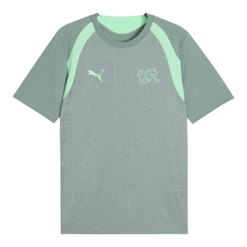 Camisa Seleção Suíça Treino II 26/27 - Torcedor Puma Masculina - Verde