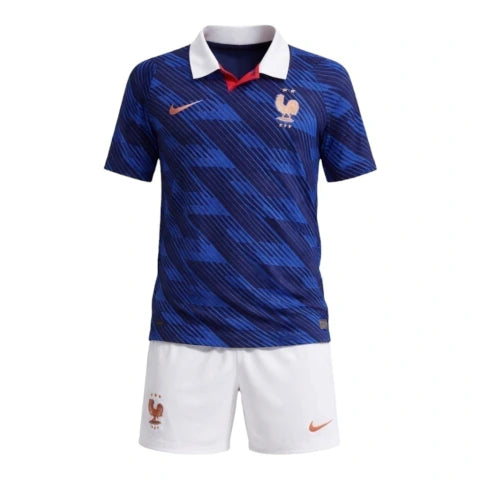 Kit Infantil Seleção França I 26/27 - Nike - Azul
