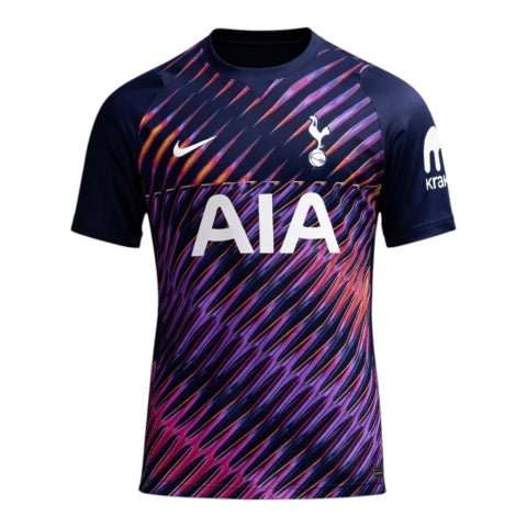Camisa Tottenham II 26/27 - Torcedor Nike Masculina - Azul com detalhes em laranja e roxo