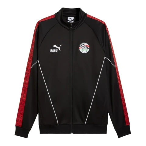 Jaqueta Corta-Vento Seleção Egito Hino 26/27 - Masculina Puma - Preta
