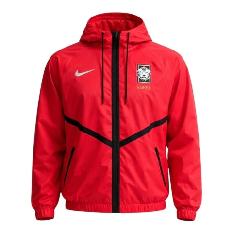Jaqueta Corta-Vento Seleção Coréia do Sul Hino 26/27 - Masculina Nike - Vermelha