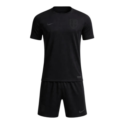 Kit Infantil Seleção Noruega II 26/27 - Nike - Preto
