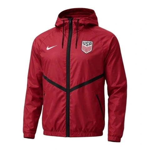 Jaqueta Corta-Vento Seleção Estados Unidos 26/27 - Nike - Vermelha