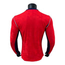 Camisa Seleção Inglaterra II 26/27 manga longa - Jogador Nike Masculina - Vermelha com detalhes em azul