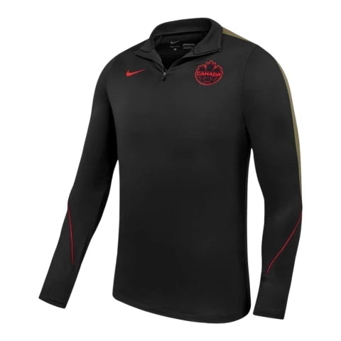 Camisa Seleção Canadá 26/27 manga longa - Torcedor Nike Masculina - Preta