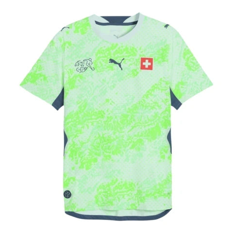 Camisa Seleção Suíça II 26/27 - Torcedor Puma Masculina - Verde