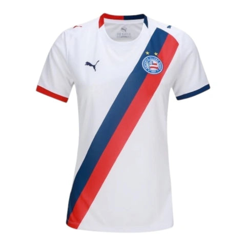 Camisa Bahia I 26/27 - Torcedor Puma Feminina - Branca