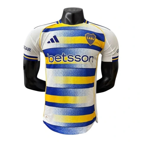 Camisa Boca Juniors III 26/27 - Jogador Adidas Masculina - Branca com detalhes em azul e amarelo