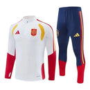 Conjunto Seleção Espanha Treino 26/27 - Masculino Adidas - Branco e azul