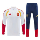 Conjunto Seleção Espanha Treino 26/27 - Masculino Adidas - Branco e azul