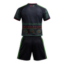 Kit Infantil Seleção Jamaica II 26/27 - Adidas - Preto