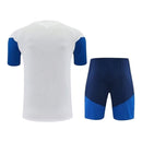 Kit Treino adulto - Camisa e Shorts - Seleção Colômbia Adidas 26/27 - Branco e azul