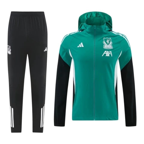 Conjunto Liverpool Treino 26/27 - Masculino Adidas - Verde e preto