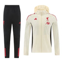 Conjunto Liverpool Treino 26/27 - Masculino Adidas - Bege e preto