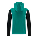 Jaqueta Corta-Vento Liverpool Treino 26/27 - Masculina Adidas - Verde e preta