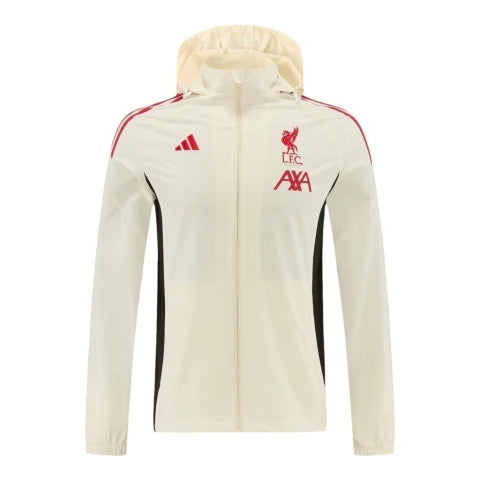 Jaqueta Corta-Vento Liverpool Treino 26/27 - Masculina Adidas - Bege