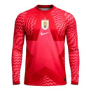 Camisa Seleção Uruguai Goleiro 26/27 manga longa - Torcedor Nike Masculina - Vermelha