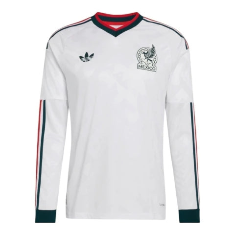 Camisa Seleção México II 26/27 manga longa - Torcedor Adidas Masculina - Branca