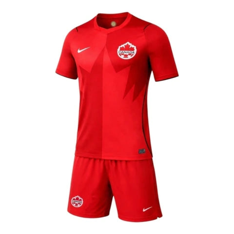 Kit Infantil Seleção Canadá I 26/27 - Nike - Vermelho