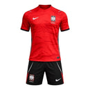Kit Infantil Seleção Coréia do Sul I 26/27 - Nike - Vermelho e preto