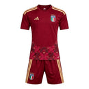 Kit Infantil Seleção Itália Goleiro 26/27 - Adidas - Vermelho