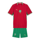 Kit Infantil Seleção Marrocos I 26/27 - Puma - Vermelho e verde
