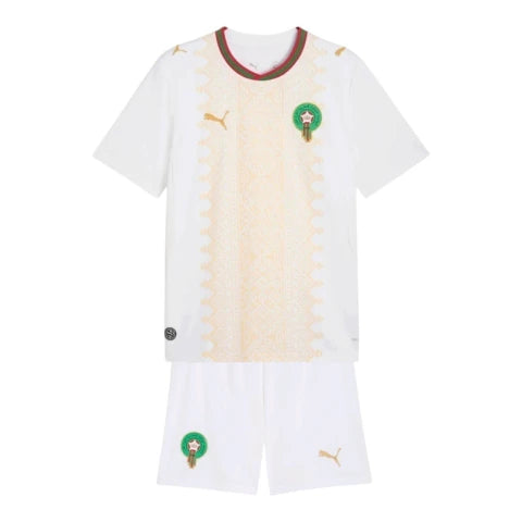 Kit Infantil Seleção Marrocos II 26/27 - Puma - Branco