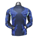 Camisa Seleção Brasileira II 26/27 manga longa - Jogador Jordan Masculina - Azul e preta